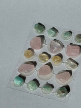 Load image into Gallery viewer, Close-up of Amazonite, Rose Quartz, and Citrine Crystal Acuvators